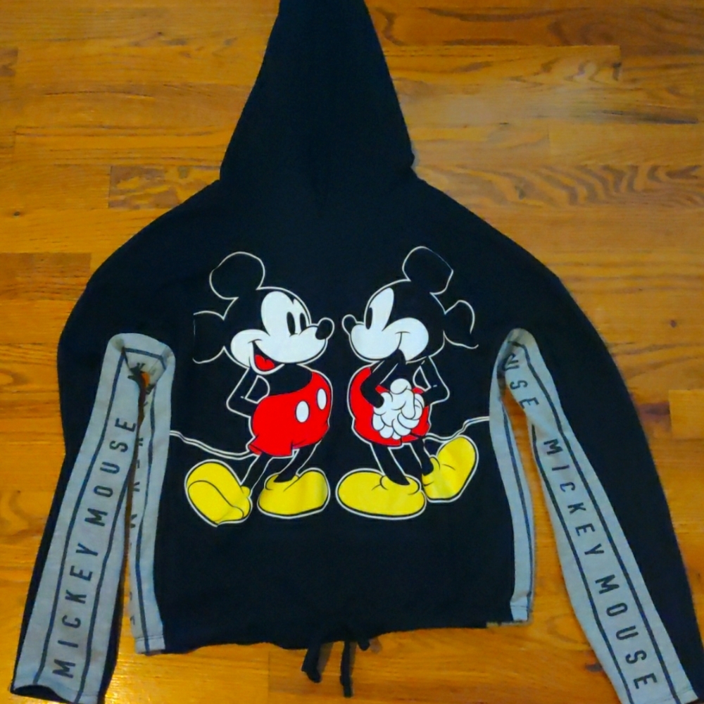 Disney cropped lightweight hoodie